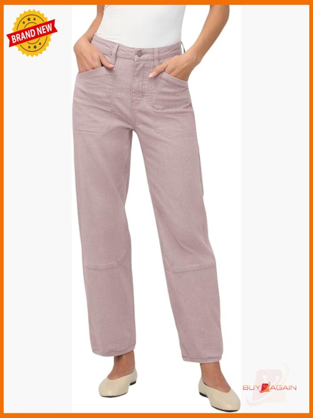 Stretch Canvas Utility Pants, 93% Cotton, Relaxed Fit, Multi Pockets, Work Pants